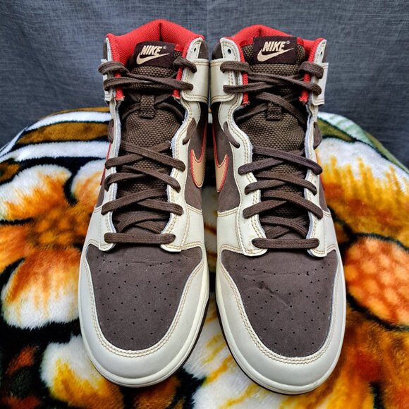 %Size 11 Nike Dunk SE High Baroque Brown Men FB8892-200 / A 17 main image 8